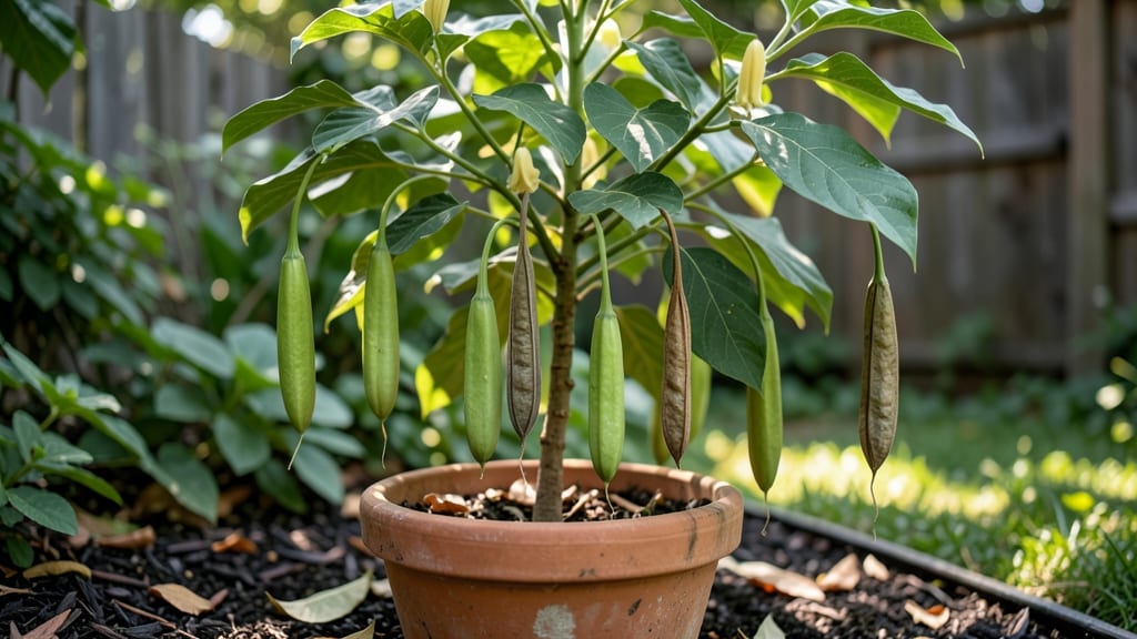 Brugmansia Seed Pods: Twist-Free Harvesting for Viable Year-Round Storage