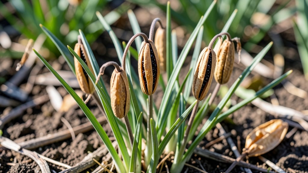 Crocus Seed Pods: Twist-Free Harvesting for Next Year's Blooms