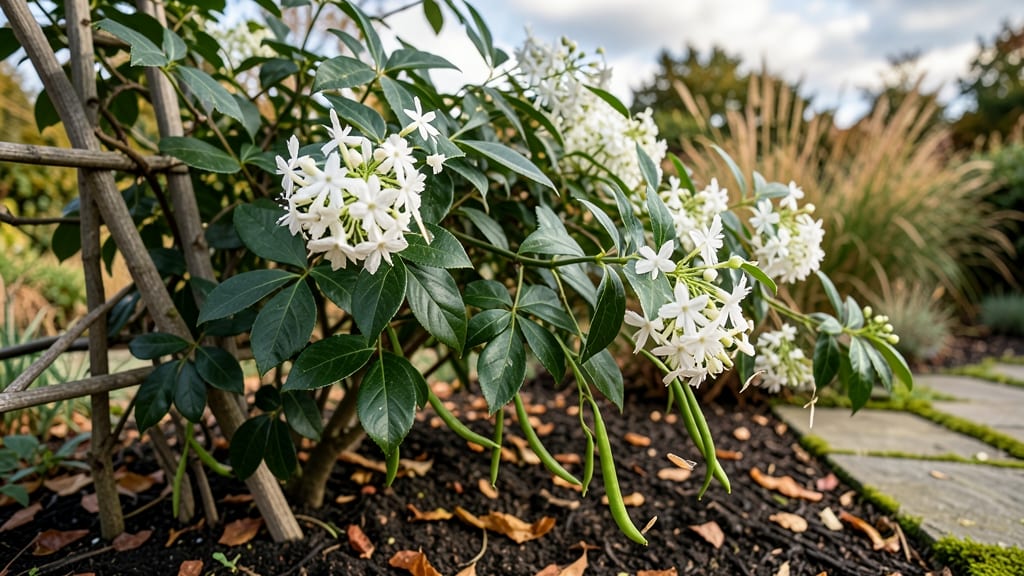 Confederate Jasmine Seed Pods: Dry and Store for Fragrant Blooms Next Season