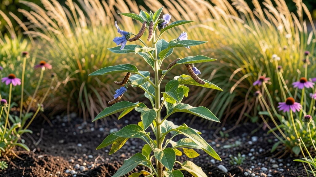 False Indigo Seed Pods: Dry and Store for Next Year’s Rare Blue Flowers