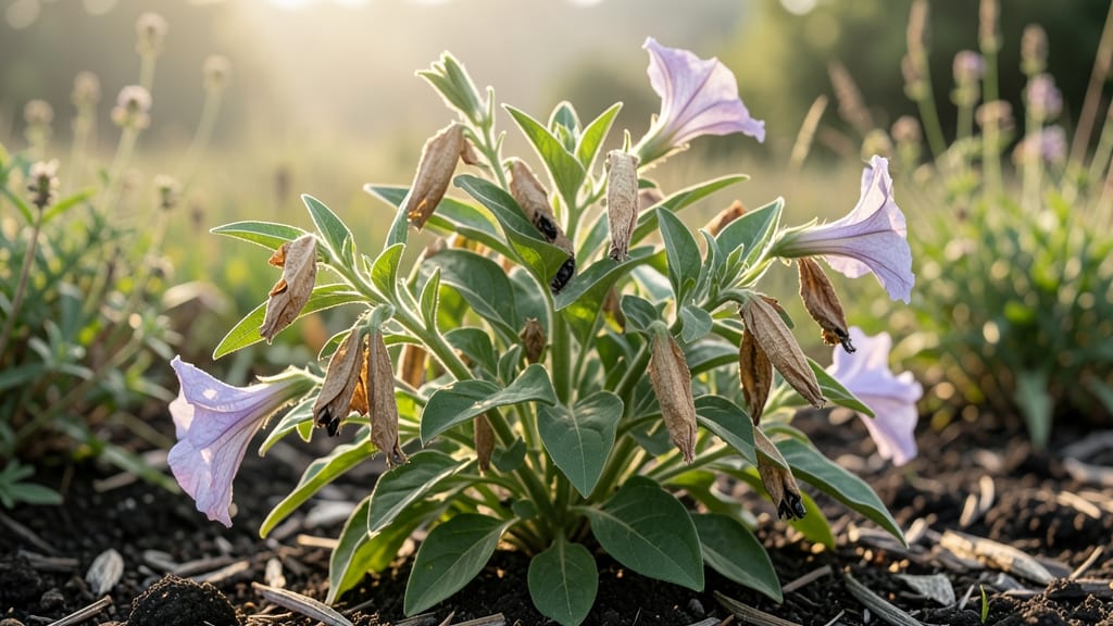 Petunia Seed Pods Image: Drying Stages for Perfect Seed Viability