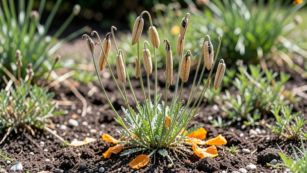 California Poppy Seed Pods: Twist-Resistant Harvesting for Viable Seeds Next Season