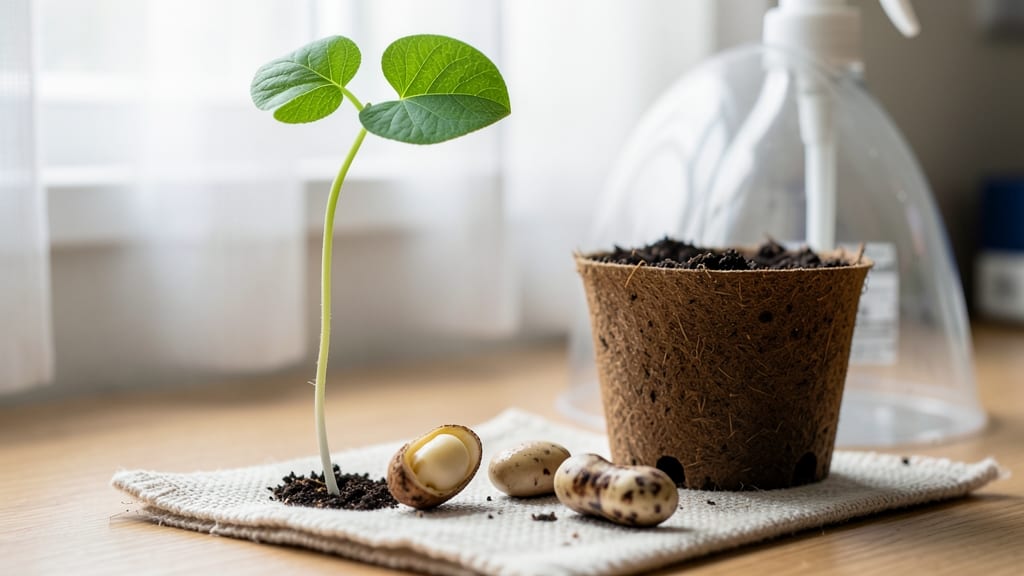 Bean Seed Germination: The Twist Test for Viable Seeds Before Drying