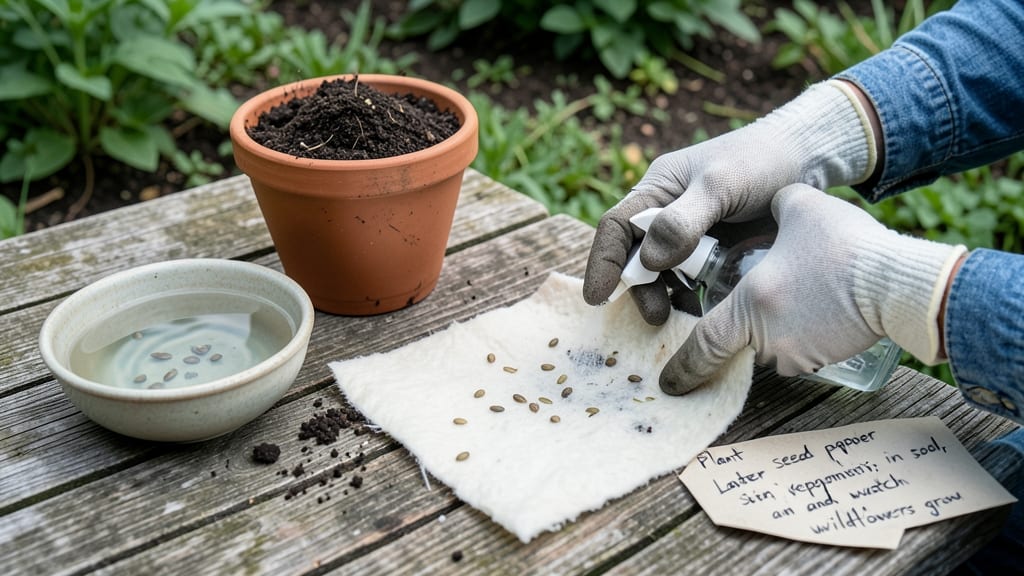 Plantable Seed Paper Instructions: Twist-Free Drying for Viable Seeds Next Year