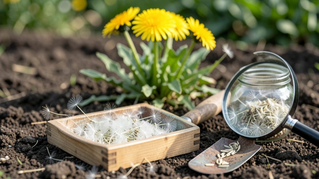 Dandelion Seed Grow a Garden: From Puff to Plant in 3 Simple Steps