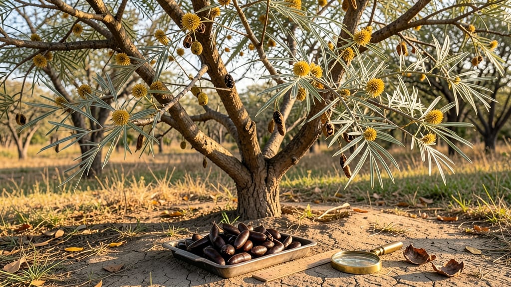 Acacia Seed Pods: Twist-Free Harvesting for Viable Germination