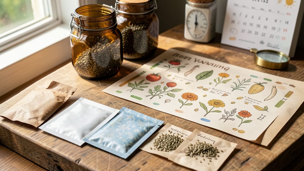 Seed Saving Chart: Plant-by-Plant Drying Times for Long-Term Viability