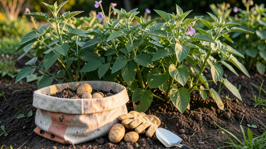 Planting Seed Potatoes in Containers: Space-Saving Harvest in Small Spaces