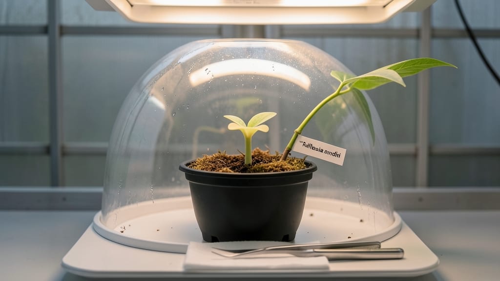 Rafflesia Seed Grow a Garden: Twist-Release Method for Viable Seed Saving