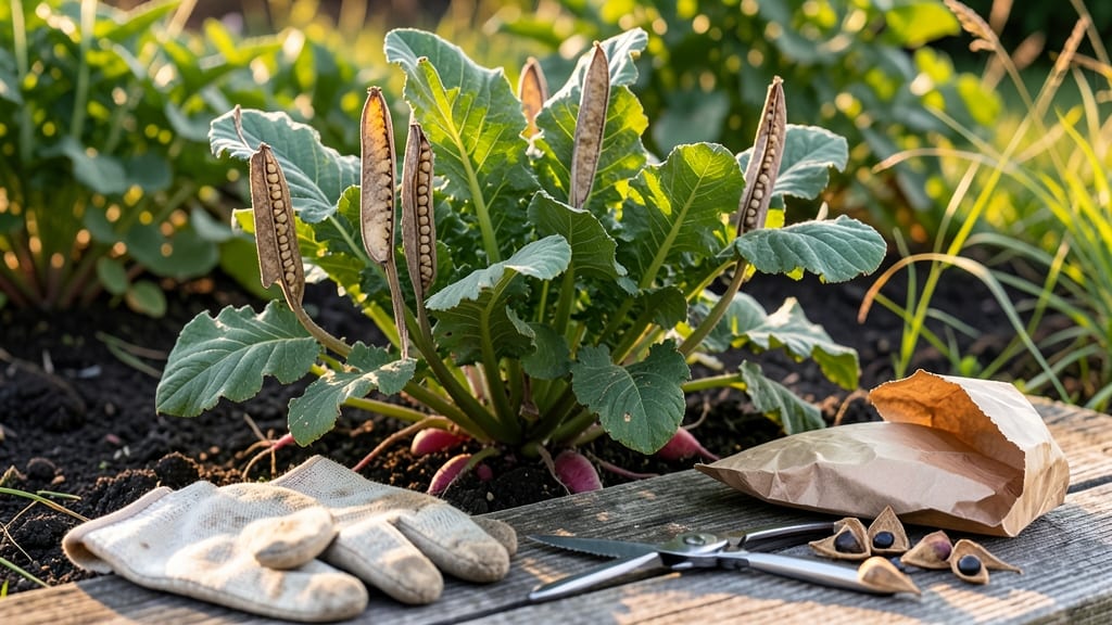 Edible Radish Seed Pods: Twist-Resistant Pods for Zero-Waste Seed Saving