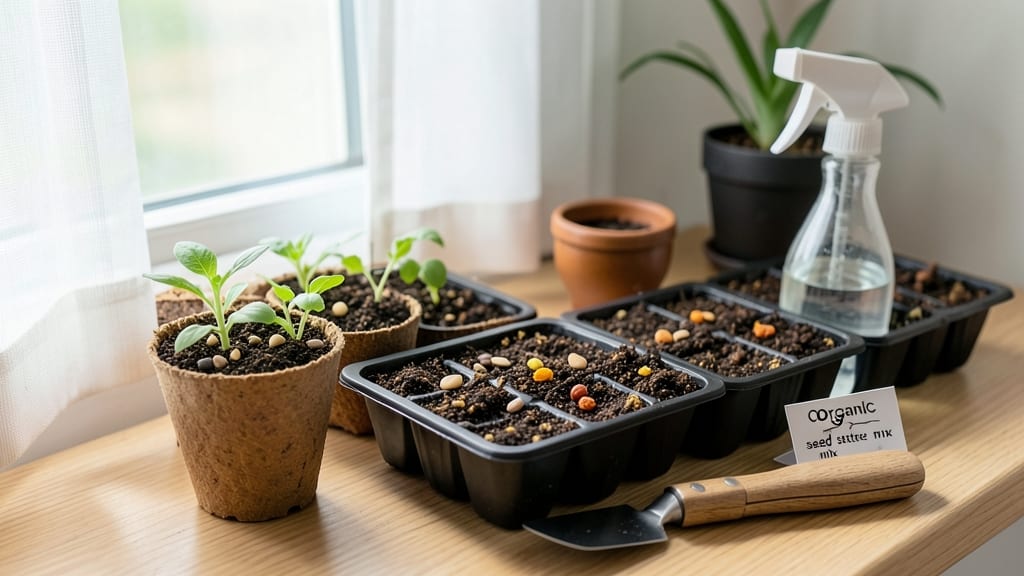 Organic Seed Starter Mix: Lightweight Loam for Fast Germination