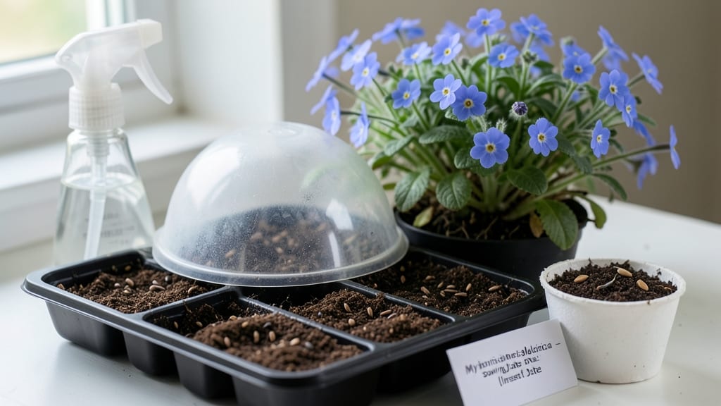 How To Grow Forget-Me-Nots From Seed Indoors: Blooming Blue Beauty in 8 Weeks
