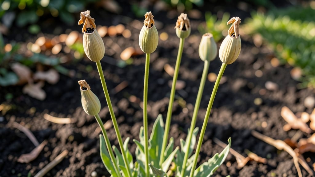 Oriental Poppy Seed Pods: Cold-Stratified Blooms for Next Year’s Vivid Display
