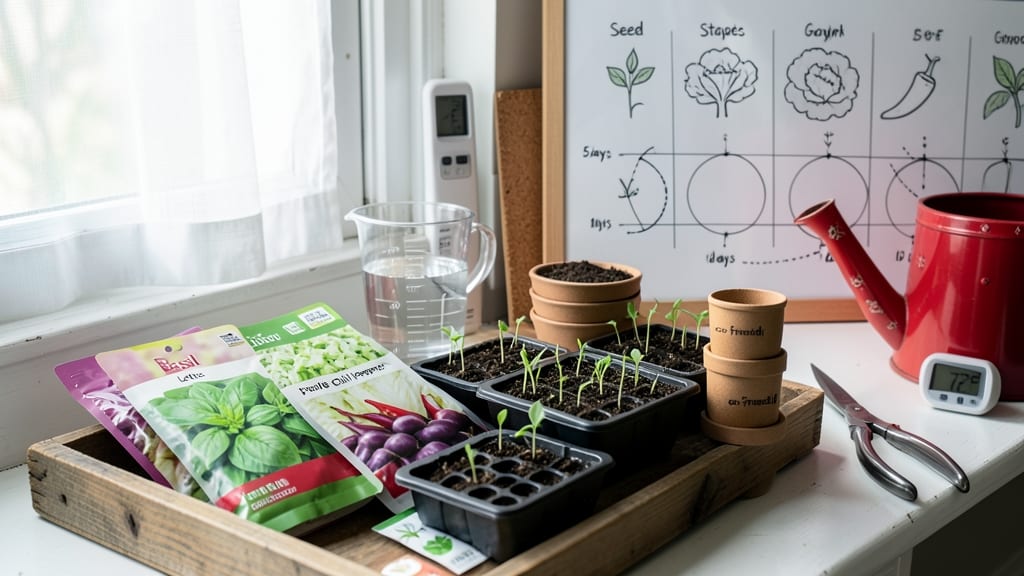 Indoor Seed Planting Chart: Month-by-Month Success Blueprint