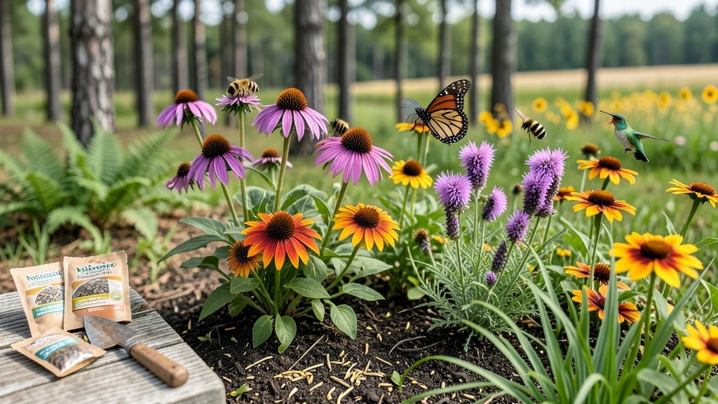 Northeast Pollinator Wildflower Seed Mix: Year-Round Blooms That Attract Bees and Butterflies